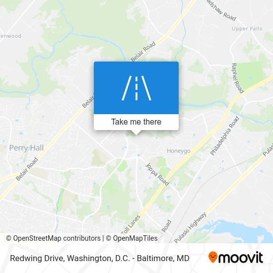 Redwing Drive map