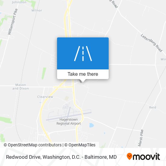 Redwood Drive map