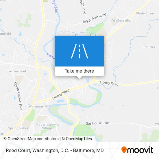 Mapa de Reed Court
