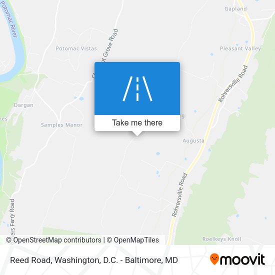 Mapa de Reed Road