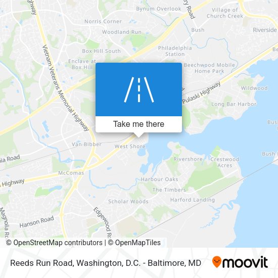 Mapa de Reeds Run Road