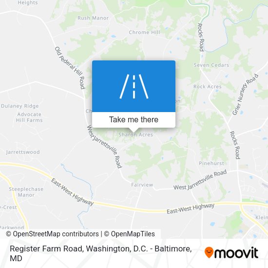 Register Farm Road map