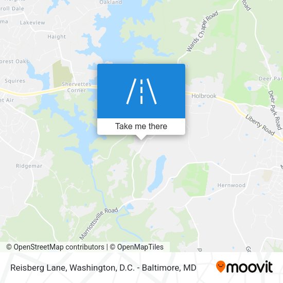 Reisberg Lane map