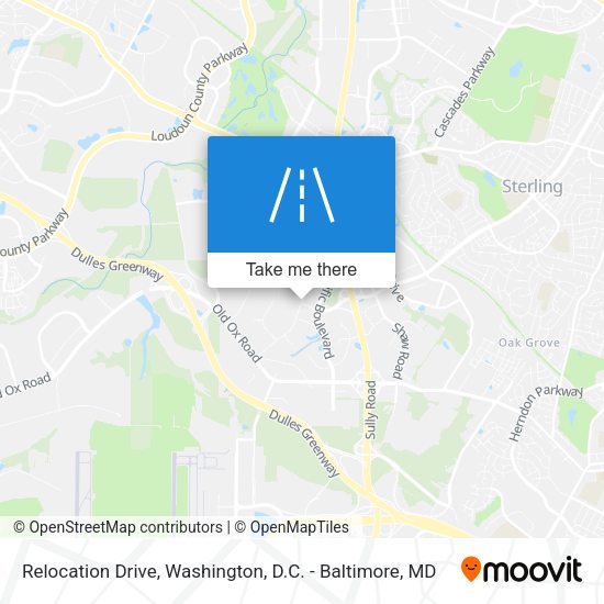 Relocation Drive map