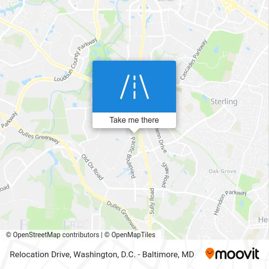 Relocation Drive map