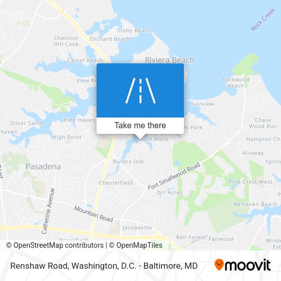 Renshaw Road map