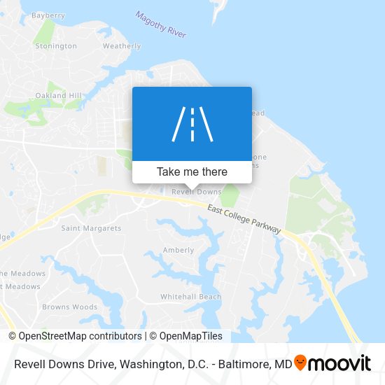 Revell Downs Drive map