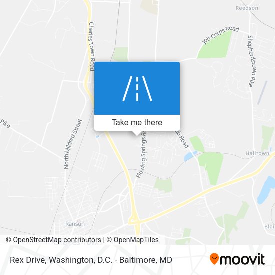Rex Drive map