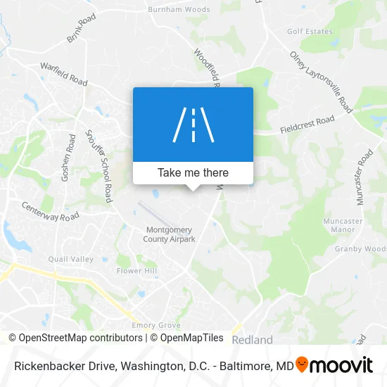 Rickenbacker Drive map