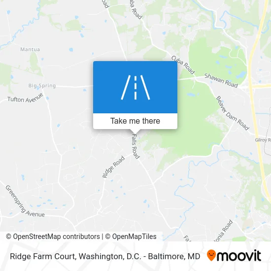 Ridge Farm Court map