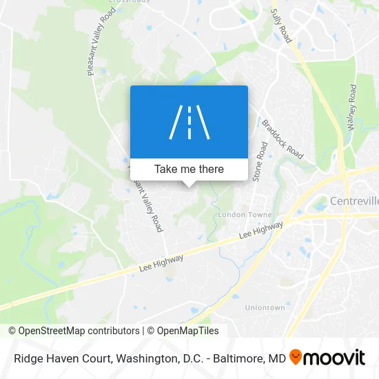 Ridge Haven Court map