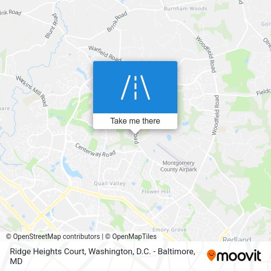 Mapa de Ridge Heights Court