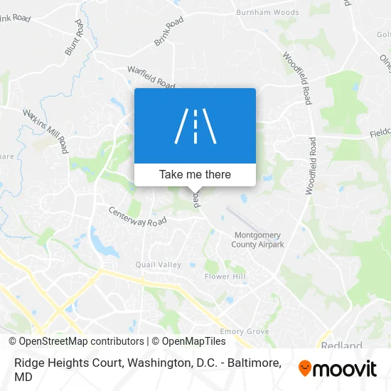 Ridge Heights Court map