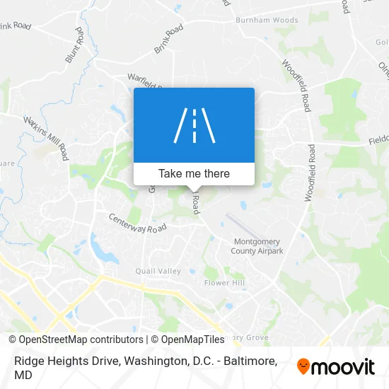 Ridge Heights Drive map