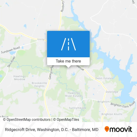 Ridgecroft Drive map