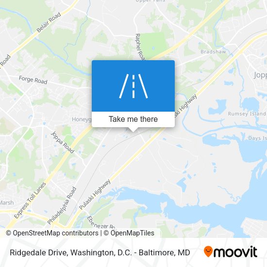 Mapa de Ridgedale Drive