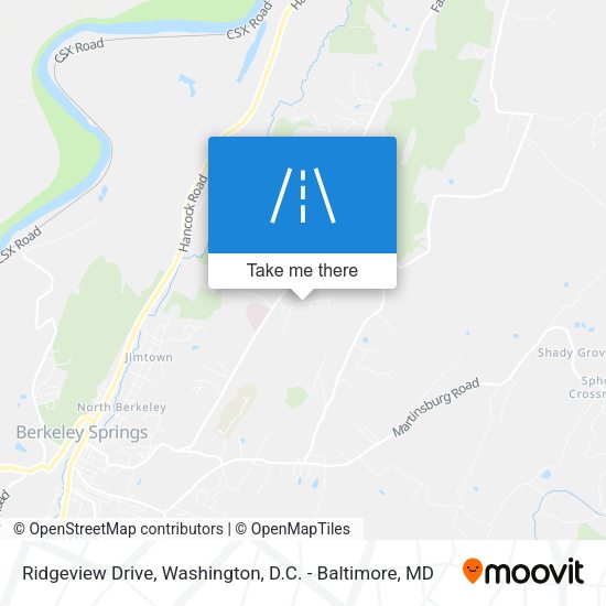Mapa de Ridgeview Drive