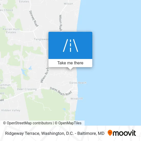 Ridgeway Terrace map