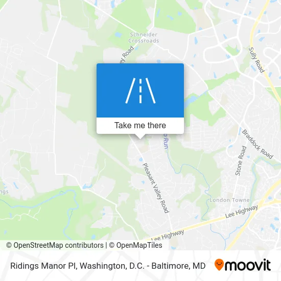 Ridings Manor Pl map
