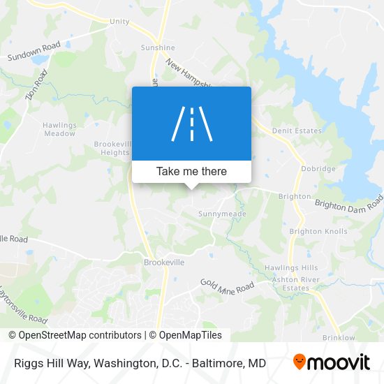 Riggs Hill Way map