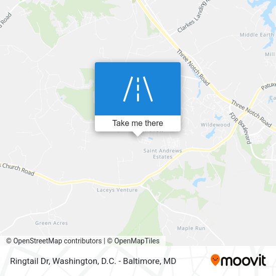 Ringtail Dr map