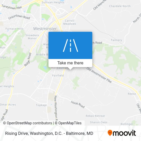 Rising Drive map