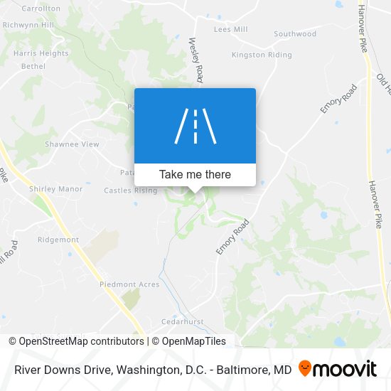 Mapa de River Downs Drive