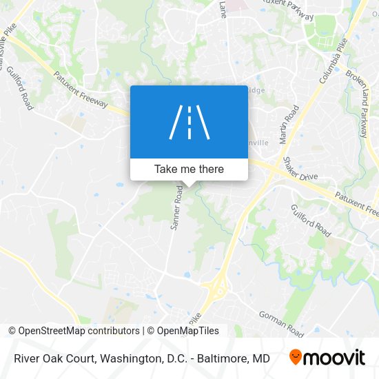 River Oak Court map