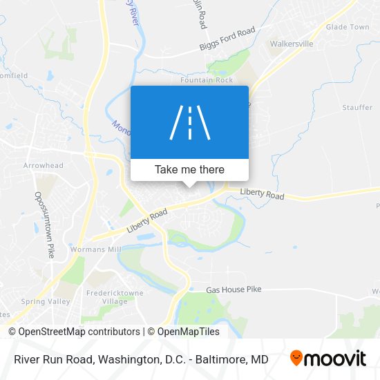 River Run Road map