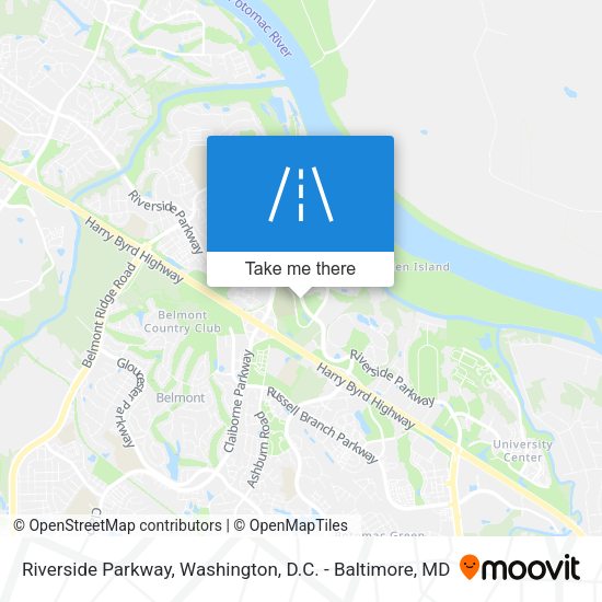 Mapa de Riverside Parkway
