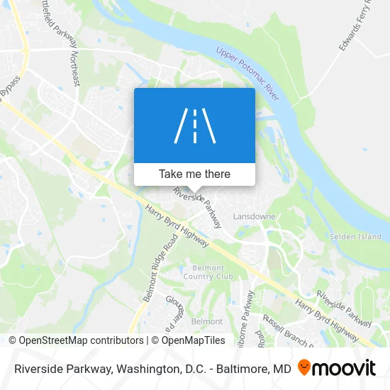 Riverside Parkway map