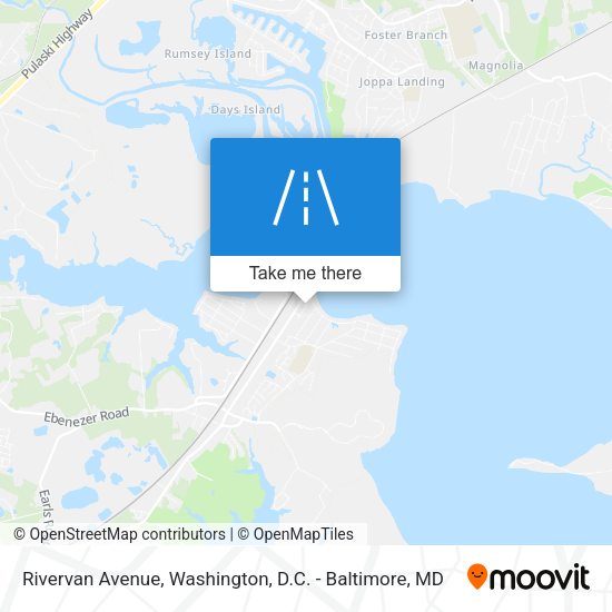 Mapa de Rivervan Avenue
