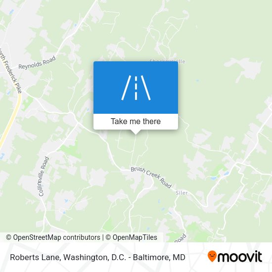 Mapa de Roberts Lane