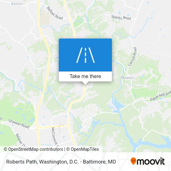 Mapa de Roberts Path
