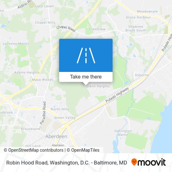 Robin Hood Road map