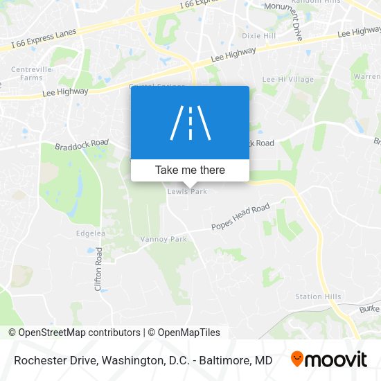 Mapa de Rochester Drive