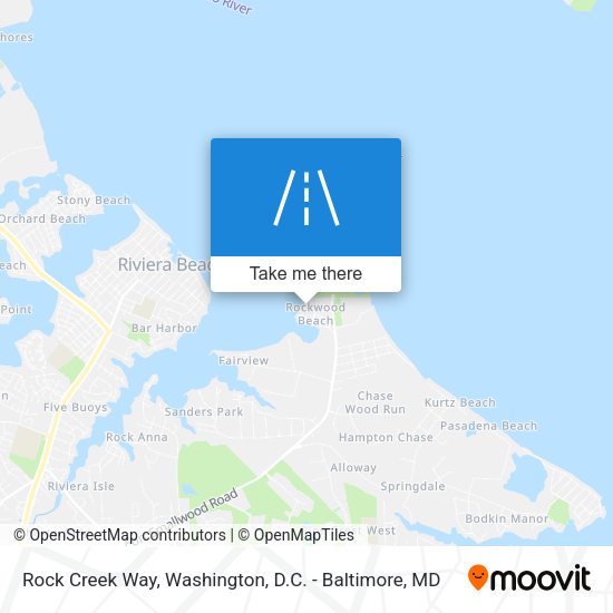 Mapa de Rock Creek Way