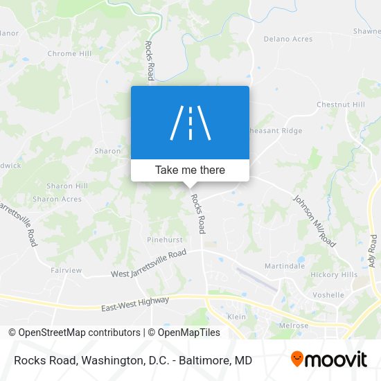 Mapa de Rocks Road