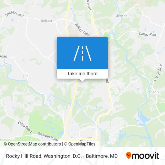 Mapa de Rocky Hill Road