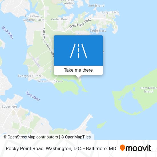 Rocky Point Road map