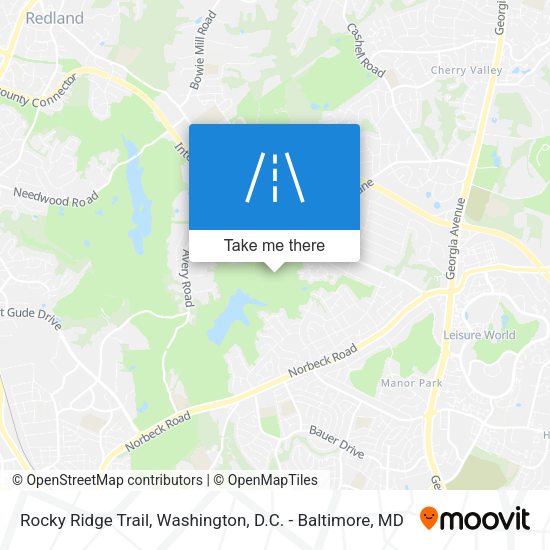 Mapa de Rocky Ridge Trail