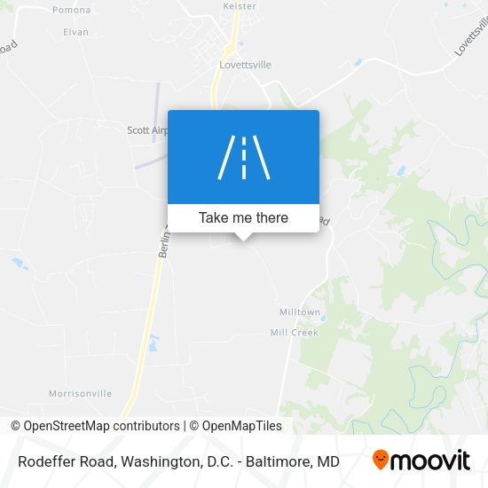 Rodeffer Road map
