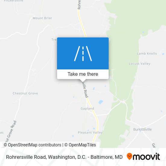 Rohrersville Road map
