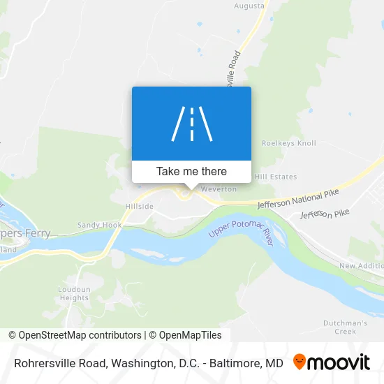 Rohrersville Road map