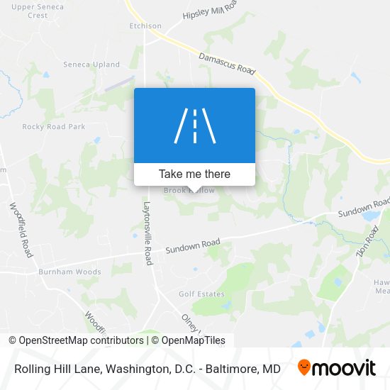 Rolling Hill Lane map