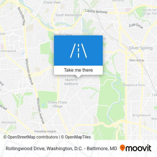 Mapa de Rollingwood Drive