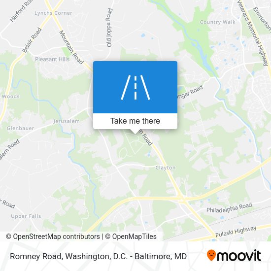 Mapa de Romney Road