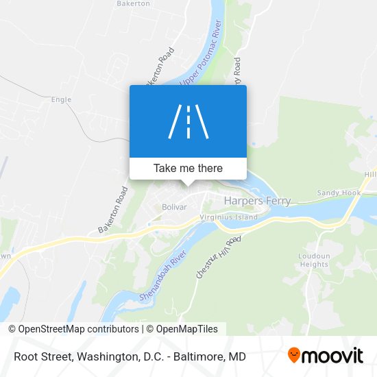 Root Street map