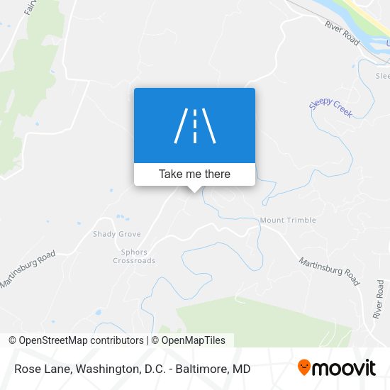 Rose Lane map