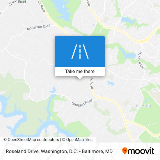 Roseland Drive map